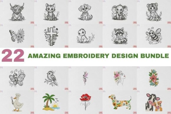 Amazing Line Art Embroidery Bundle Review