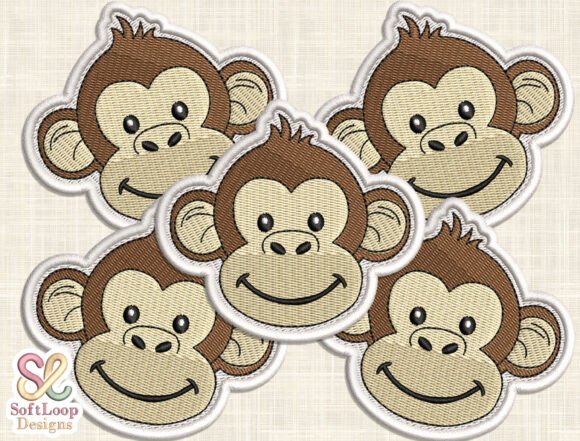 Cute Monkey Patch Embroidery Design Review