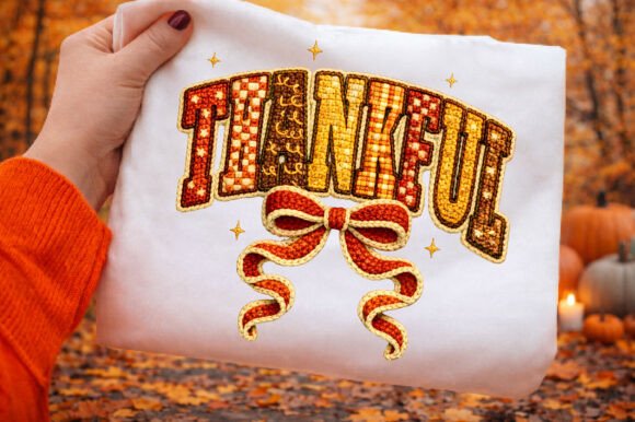 Embroidery Coquette Thankful Png Review