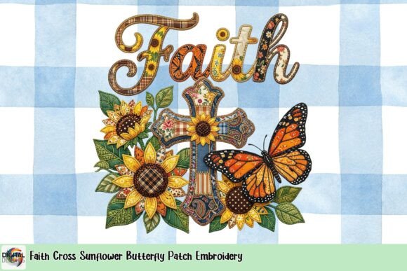 Faith Cross Sunflower Butterfly Patch Review