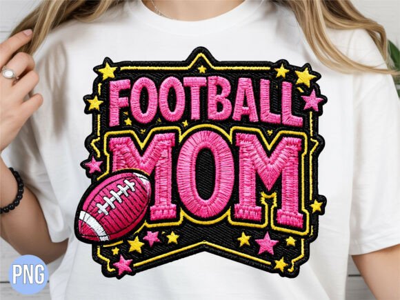 Football Mom Embroidery Patch Sports PNG Review