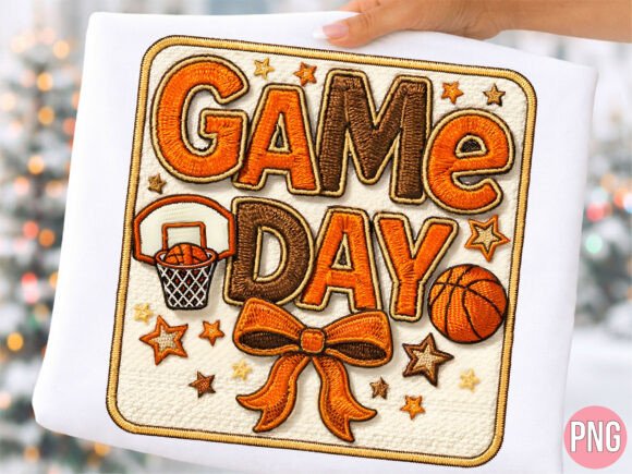 Game Day Basketball Bow Embroidery PNG Review