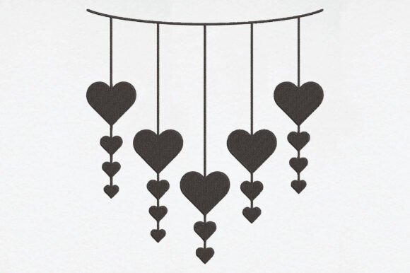 Hanging Hearts Silhouette Embroidery Review