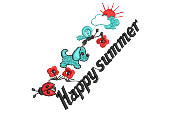 Happy Summer Embroidery Design Review