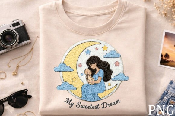 My Sweetest Dream Embroidery Mom PNG Review