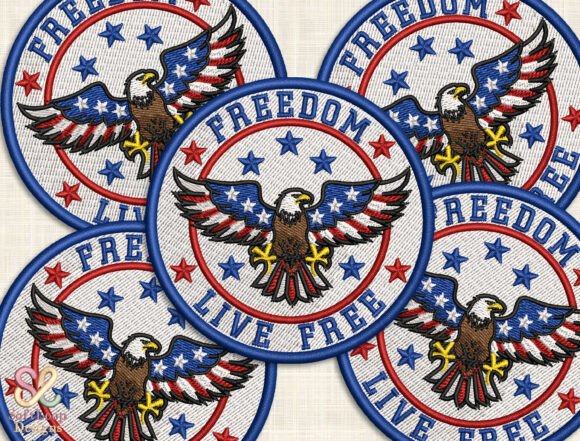 Patriotic Bald Eagle Patch Embroidery Review