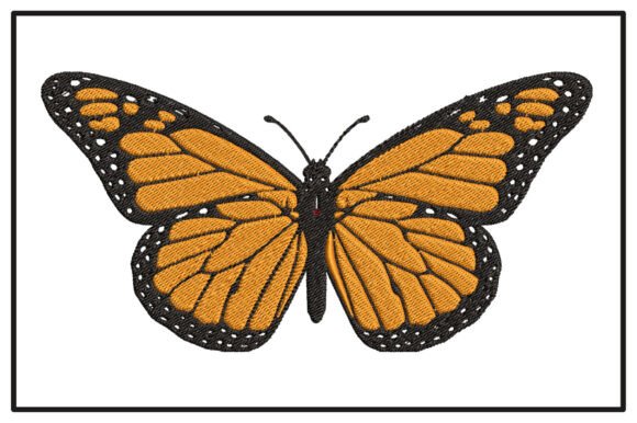 Realistic Monarch Butterfly Embroidery Review