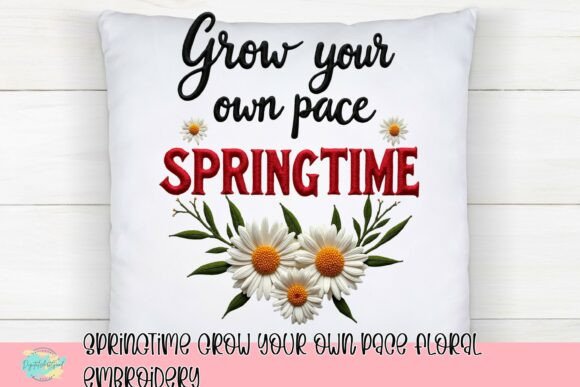 Springtime Grow Your Own Pace Floral Embroidery Review