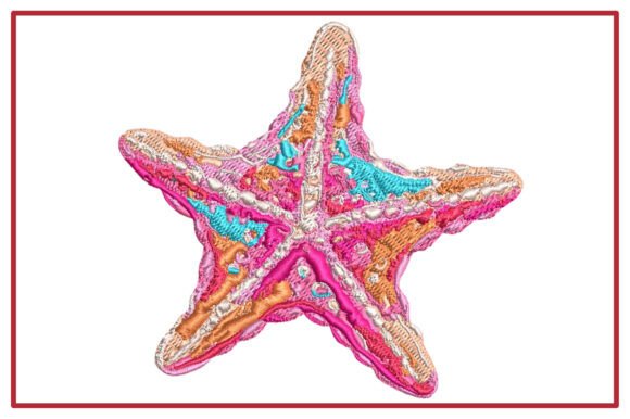 Summer Starfish Machine Embroidery Review