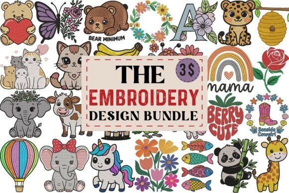 The Mega Embroidery Design Bundle Review