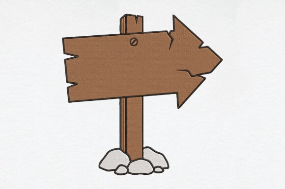 Wooden Signpost Embroidery Design Review